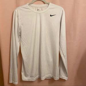 Nike Dri-fit Longsleeve (white)